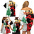 Norfolk Island ANZAC Day Family Matching Off Shoulder Short Dress and Hawaiian Shirt Pine Tree With Poppies Lest We Forget LT14 - Polynesian Pride
