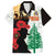 Norfolk Island ANZAC Day Family Matching Short Sleeve Bodycon Dress and Hawaiian Shirt Pine Tree With Poppies Lest We Forget LT14 Dad's Shirt - Short Sleeve White - Polynesian Pride