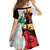 Norfolk Island ANZAC Day Kid Short Sleeve Dress Pine Tree With Poppies Lest We Forget LT14 - Polynesian Pride