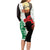 Norfolk Island ANZAC Day Long Sleeve Bodycon Dress Pine Tree With Poppies Lest We Forget LT14 - Polynesian Pride