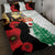 Norfolk Island ANZAC Day Quilt Bed Set Pine Tree With Poppies Lest We Forget LT14 White - Polynesian Pride