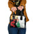 Norfolk Island ANZAC Day Shoulder Handbag Pine Tree With Poppies Lest We Forget LT14 One Size White - Polynesian Pride