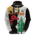 Norfolk Island ANZAC Day Zip Hoodie Pine Tree With Poppies Lest We Forget LT14 - Polynesian Pride