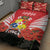 Tonga ANZAC Day Quilt Bed Set Camouflage With Poppies Lest We Forget LT14 - Polynesian Pride