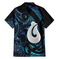 Hei Matau New Zealand Matariki Family Matching Off Shoulder Short Dress and Hawaiian Shirt NZ Fish Hook Maori Art