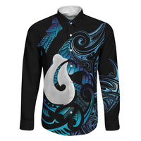Hei Matau New Zealand Matariki Family Matching Tank Maxi Dress and Hawaiian Shirt NZ Fish Hook Maori Art