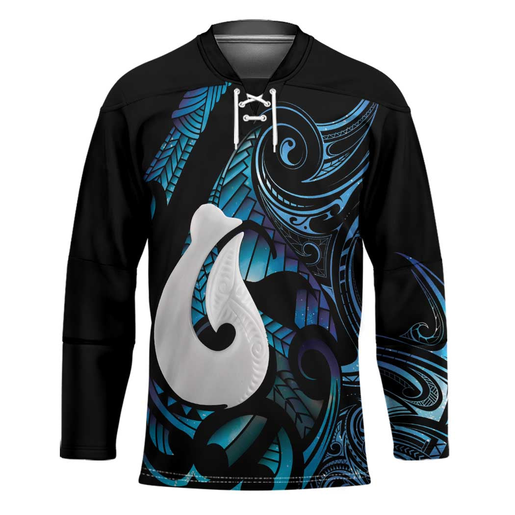 Hei Matau New Zealand Matariki Hockey Jersey NZ Fish Hook Maori Art