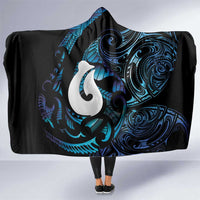 Hei Matau New Zealand Matariki Hooded Blanket NZ Fish Hook Maori Art LT14 One Size Purple - Polynesian Pride