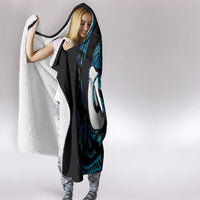 Hei Matau New Zealand Matariki Hooded Blanket NZ Fish Hook Maori Art LT14 - Polynesian Pride
