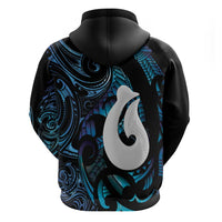 Hei Matau New Zealand Matariki Hoodie NZ Fish Hook Maori Art LT14 - Polynesian Pride
