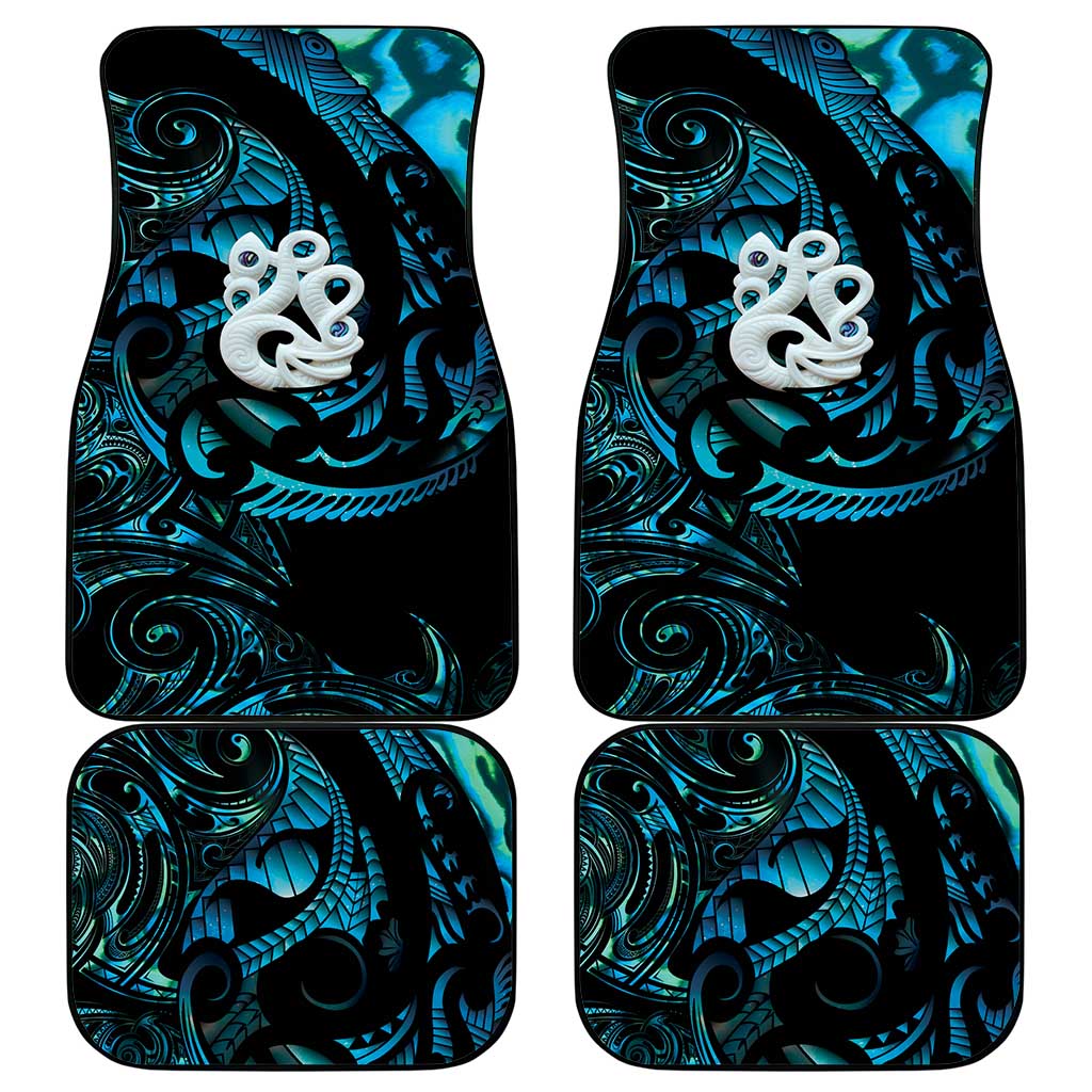 Manaia New Zealand Matariki Car Mats NZ Paua Shell Maori Art LT14 - Polynesian Pride