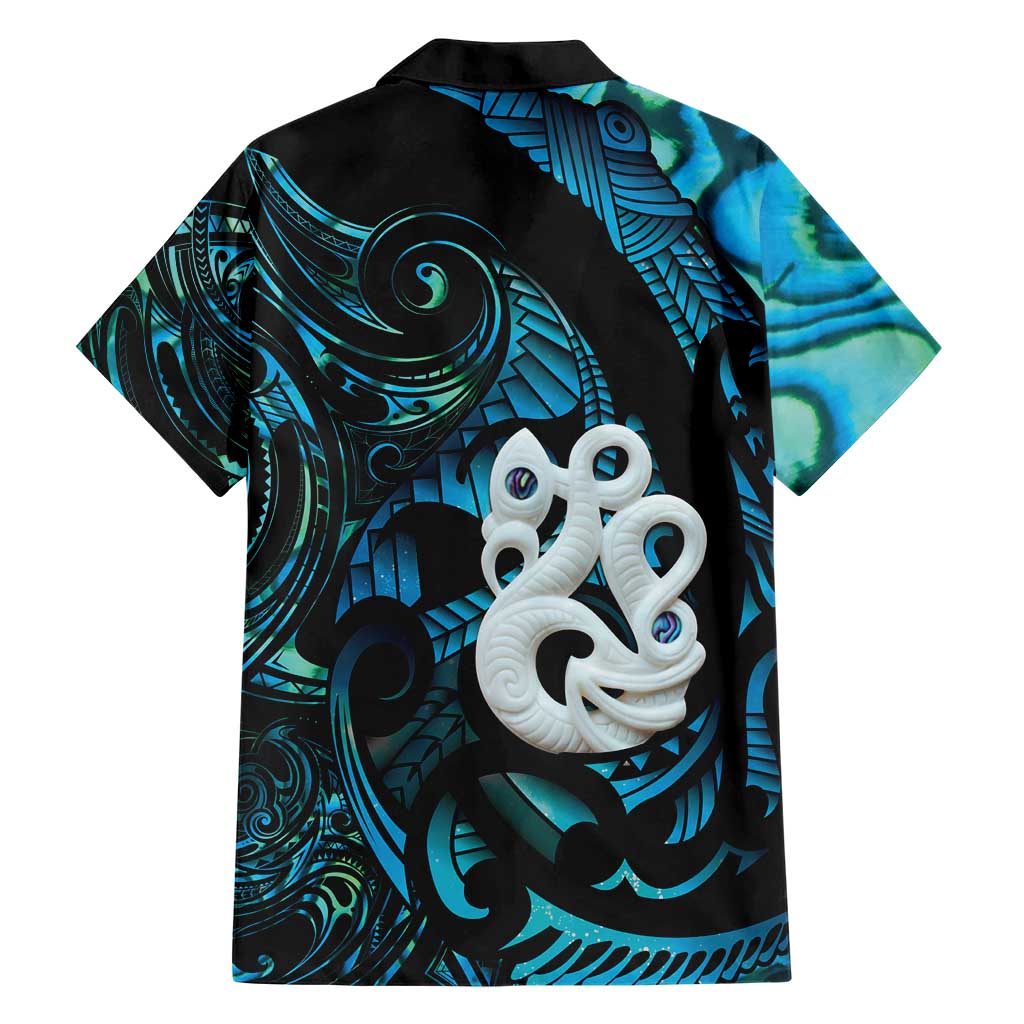 Manaia New Zealand Matariki Family Matching Summer Maxi Dress and Hawaiian Shirt NZ Paua Shell Maori Art