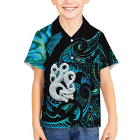 Manaia New Zealand Matariki Hawaiian Shirt NZ Paua Shell Maori Art