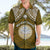 Personalised Marshall Islands Hawaiian Shirt Gold Polynesian Tribal Mix Coat Of Arms LT14 - Polynesian Pride