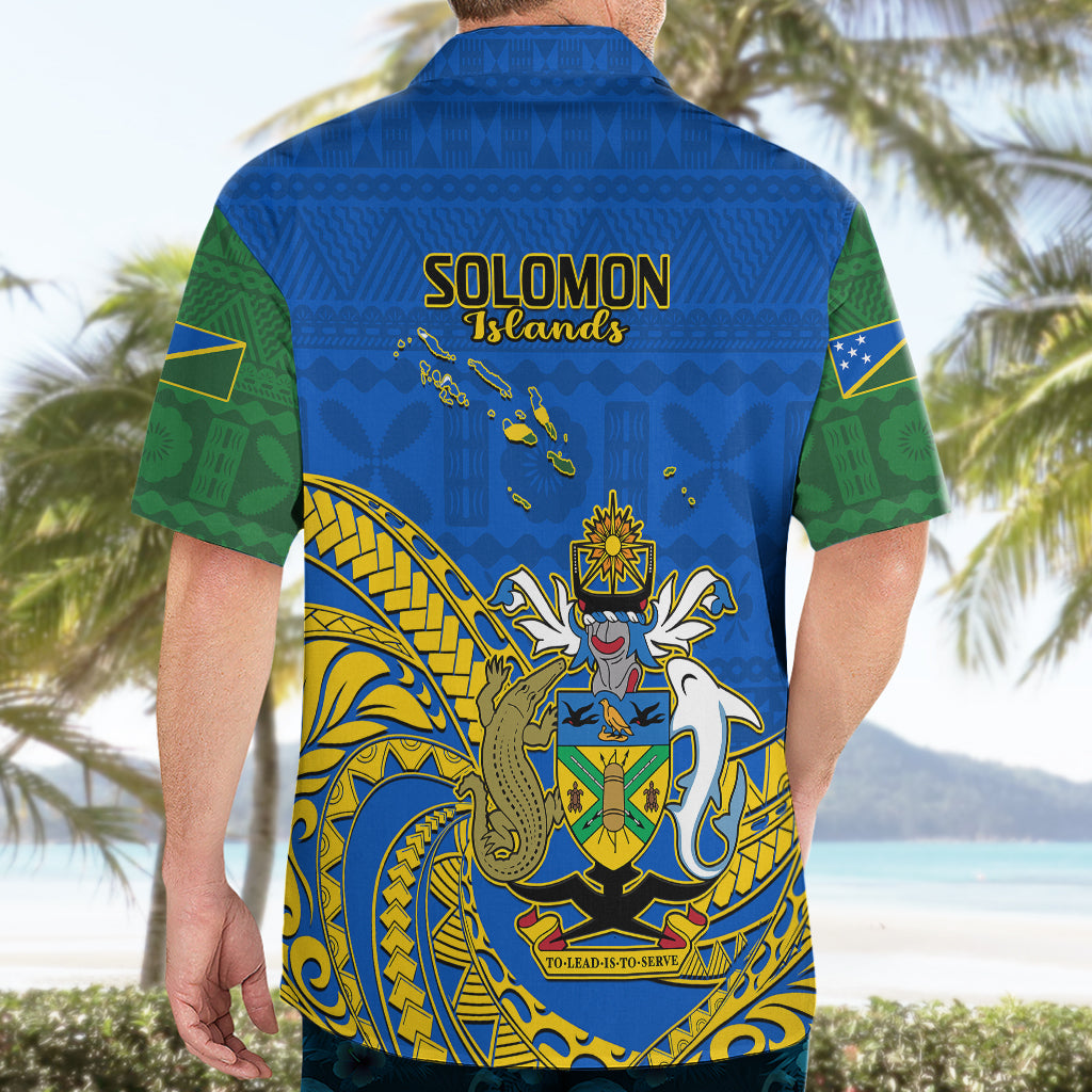 Polynesian Pride Independence Day Solomon Islands Hawaiian Shirt Happy 45th Anniversary LT14 - Polynesian Pride