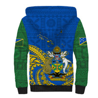 Polynesian Pride Independence Day Solomon Islands Sherpa Hoodie Happy 45th Anniversary LT14 - Polynesian Pride