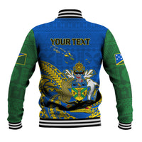 Personalised Independence Day Solomon Islands Baseball Jacket Happy 45th Anniversary LT14 - Polynesian Pride