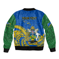 Personalised Independence Day Solomon Islands Bomber Jacket Happy 45th Anniversary LT14 - Polynesian Pride