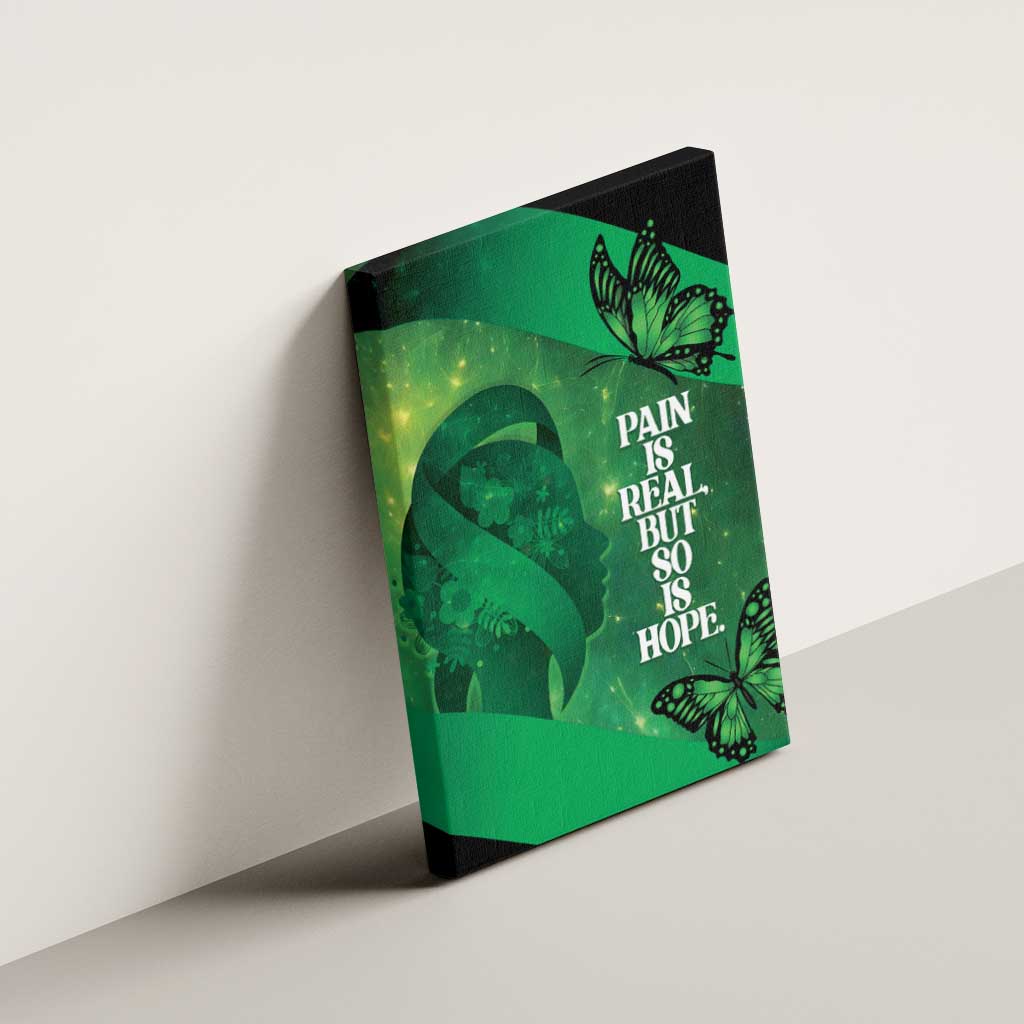 World Mental Health Awareness Month Canvas Wall Art Warriors Brave Strong Galaxy Vibes