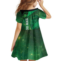 Personalised World Mental Health Awareness Month Family Matching Off Shoulder Maxi Dress and Hawaiian Shirt Warriors Brave Strong Galaxy Vibes