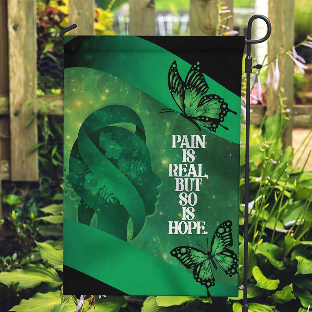 World Mental Health Awareness Month Garden Flag Warriors Brave Strong Galaxy Vibes