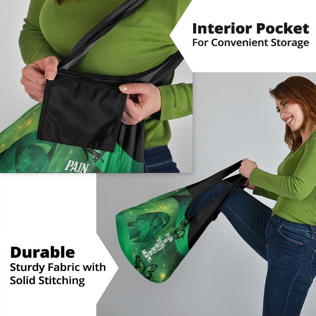 World Mental Health Awareness Month Grocery Bag Warriors Brave Strong Galaxy Vibes