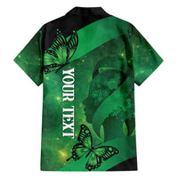 Personalised World Mental Health Awareness Month Hawaiian Shirt Warriors Brave Strong Galaxy Vibes