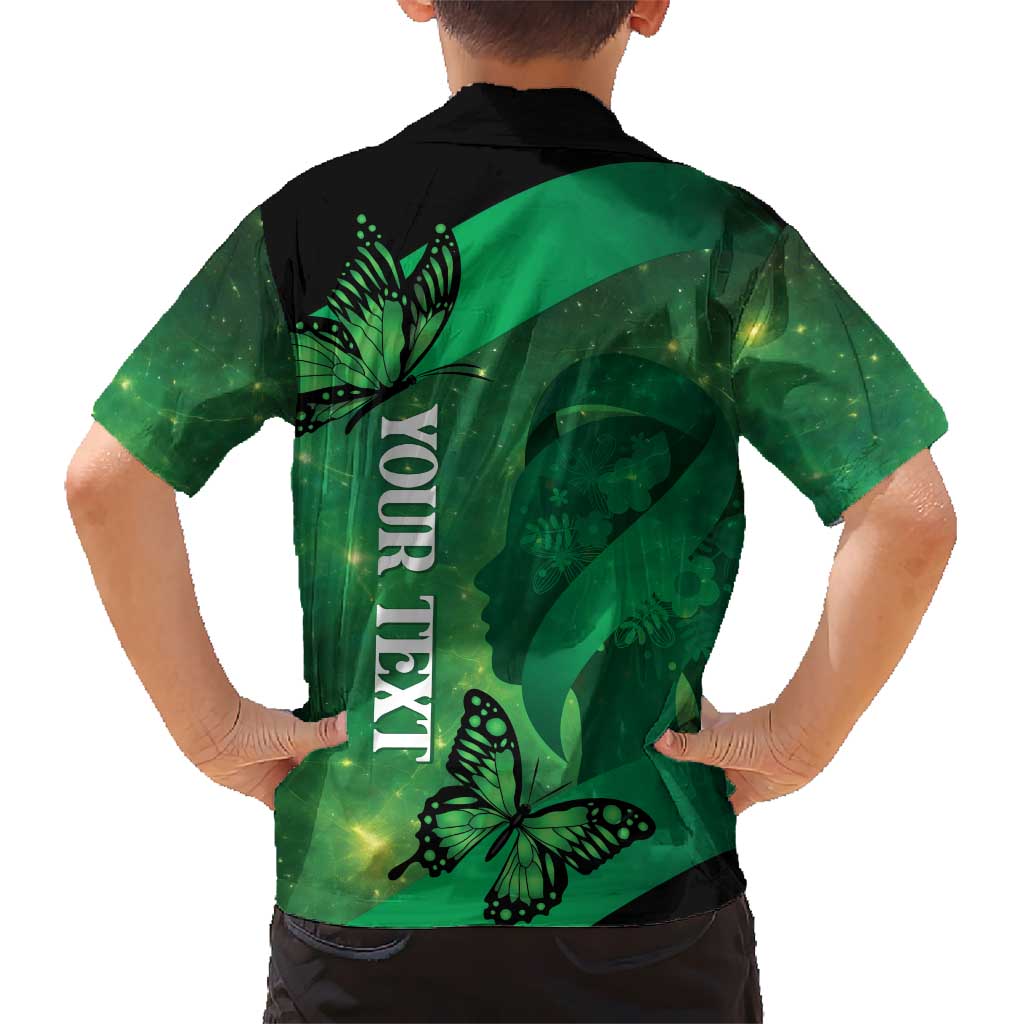 Personalised World Mental Health Awareness Month Hawaiian Shirt Warriors Brave Strong Galaxy Vibes