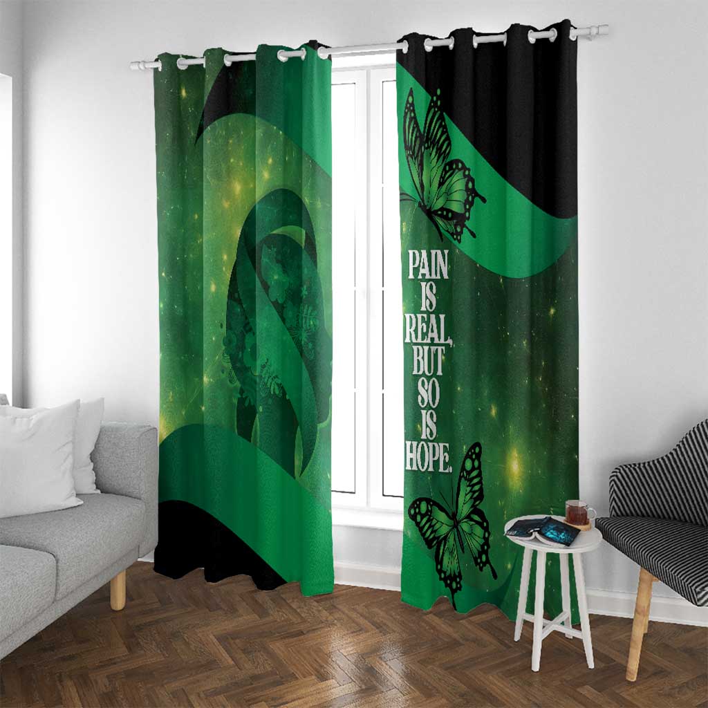 World Mental Health Awareness Month Window Curtain Warriors Brave Strong Galaxy Vibes