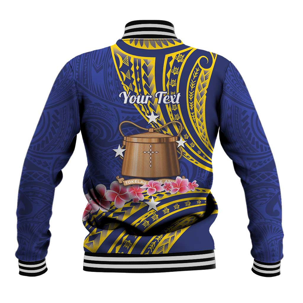 Personalised Tokelau Tokehega Day Baseball Jacket Tokelauan Tatau Flag Color - Polynesian Pride