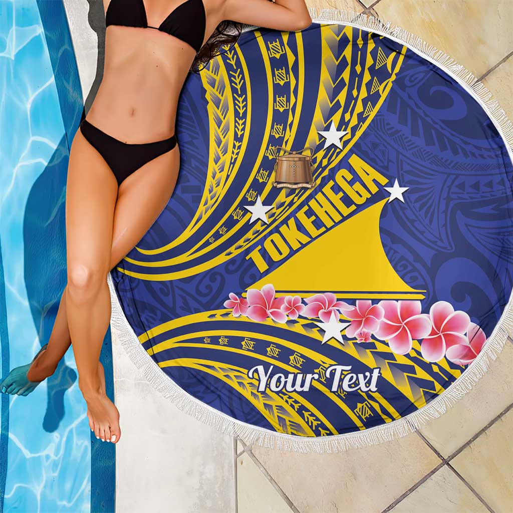 Personalised Tokelau Tokehega Day Beach Blanket Tokelauan Tatau Flag Color - Polynesian Pride