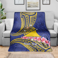 Personalised Tokelau Tokehega Day Blanket Tokelauan Tatau Flag Color - Polynesian Pride