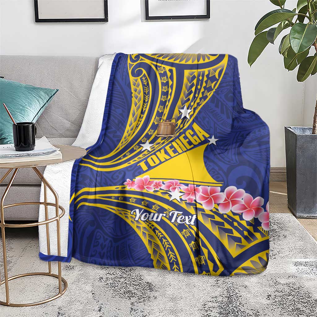 Personalised Tokelau Tokehega Day Blanket Tokelauan Tatau Flag Color - Polynesian Pride