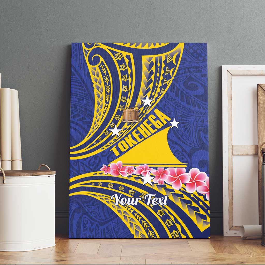 Personalised Tokelau Tokehega Day Canvas Wall Art Tokelauan Tatau Flag Color - Polynesian Pride