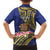 Personalised Tokelau Tokehega Day Family Matching Short Sleeve Bodycon Dress and Hawaiian Shirt Tokelauan Tatau Flag Color - Polynesian Pride
