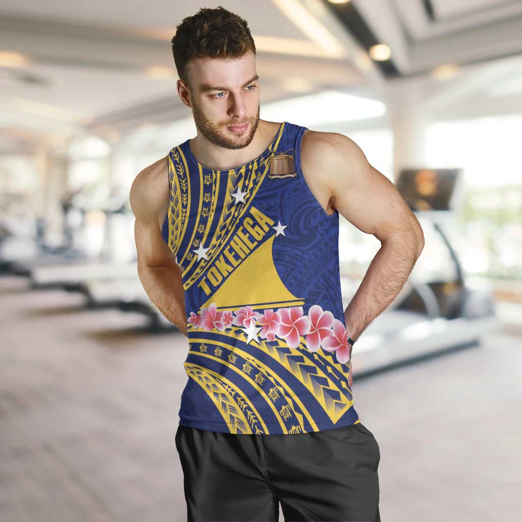 Personalised Tokelau Tokehega Day Men Tank Top Tokelauan Tatau Flag Color - Polynesian Pride