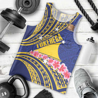Personalised Tokelau Tokehega Day Men Tank Top Tokelauan Tatau Flag Color - Polynesian Pride