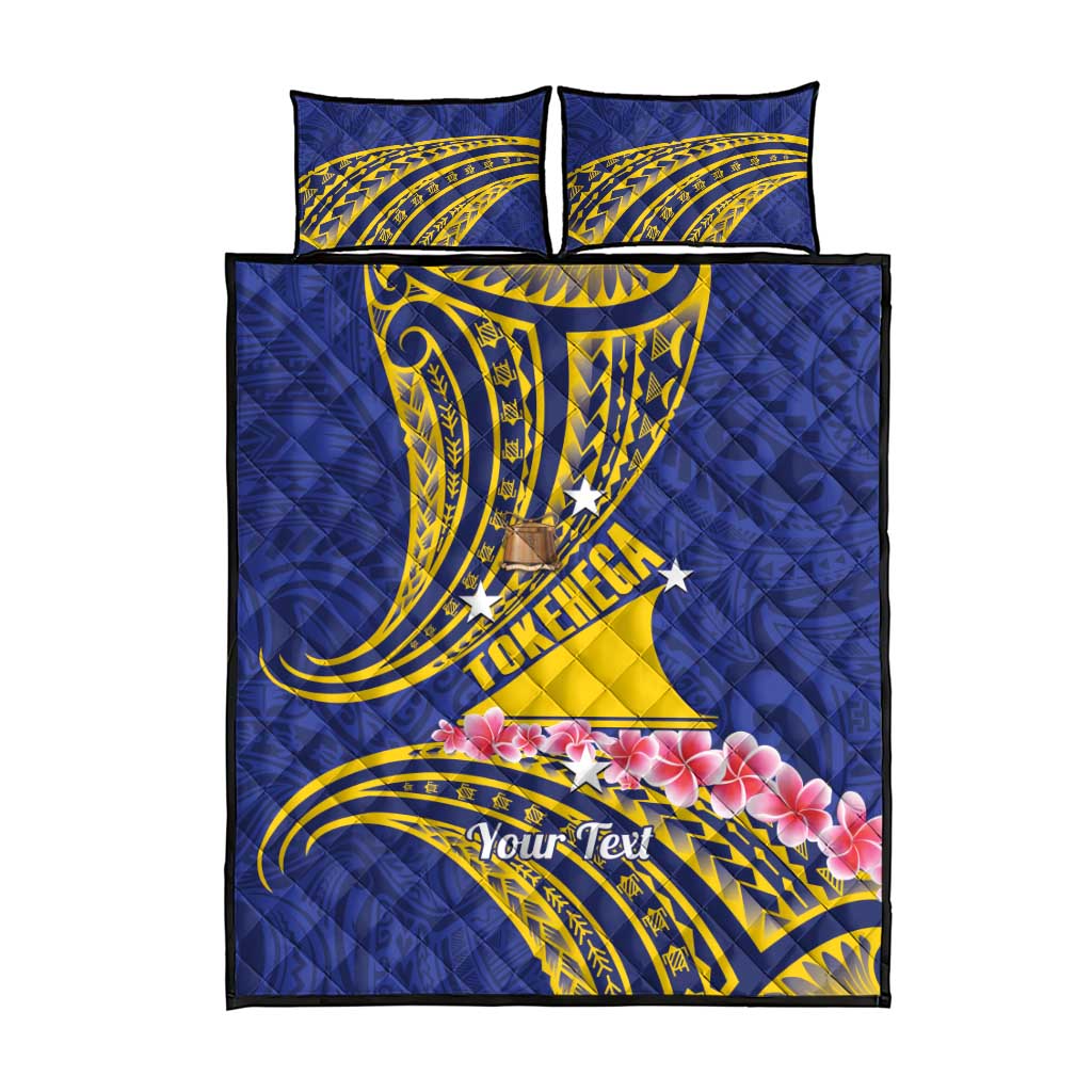 Personalised Tokelau Tokehega Day Quilt Bed Set Tokelauan Tatau Flag Color - Polynesian Pride