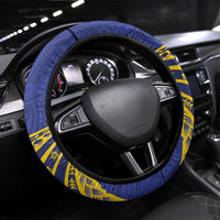 Tokelau Tokehega Day Steering Wheel Cover Tokelauan Tatau Flag Color - Polynesian Pride