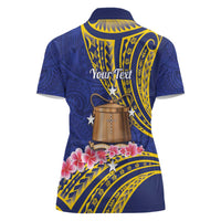 Personalised Tokelau Tokehega Day Women Polo Shirt Tokelauan Tatau Flag Color - Polynesian Pride