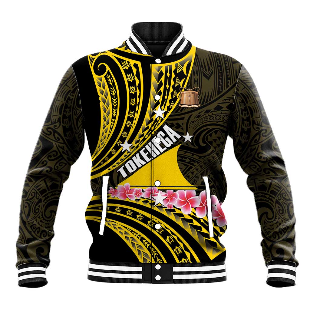 Personalised Tokelau Tokehega Day Baseball Jacket Tokelauan Tatau Black Color LT14 Unisex Black - Polynesian Pride