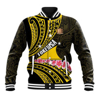 Personalised Tokelau Tokehega Day Baseball Jacket Tokelauan Tatau Black Color - Polynesian Pride
