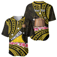 Personalised Tokelau Tokehega Day Baseball Jersey Tokelauan Tatau Black Color - Polynesian Pride