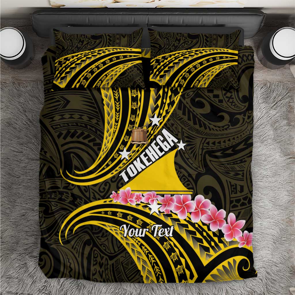 Personalised Tokelau Tokehega Day Bedding Set Tokelauan Tatau Black Color LT14 Black - Polynesian Pride