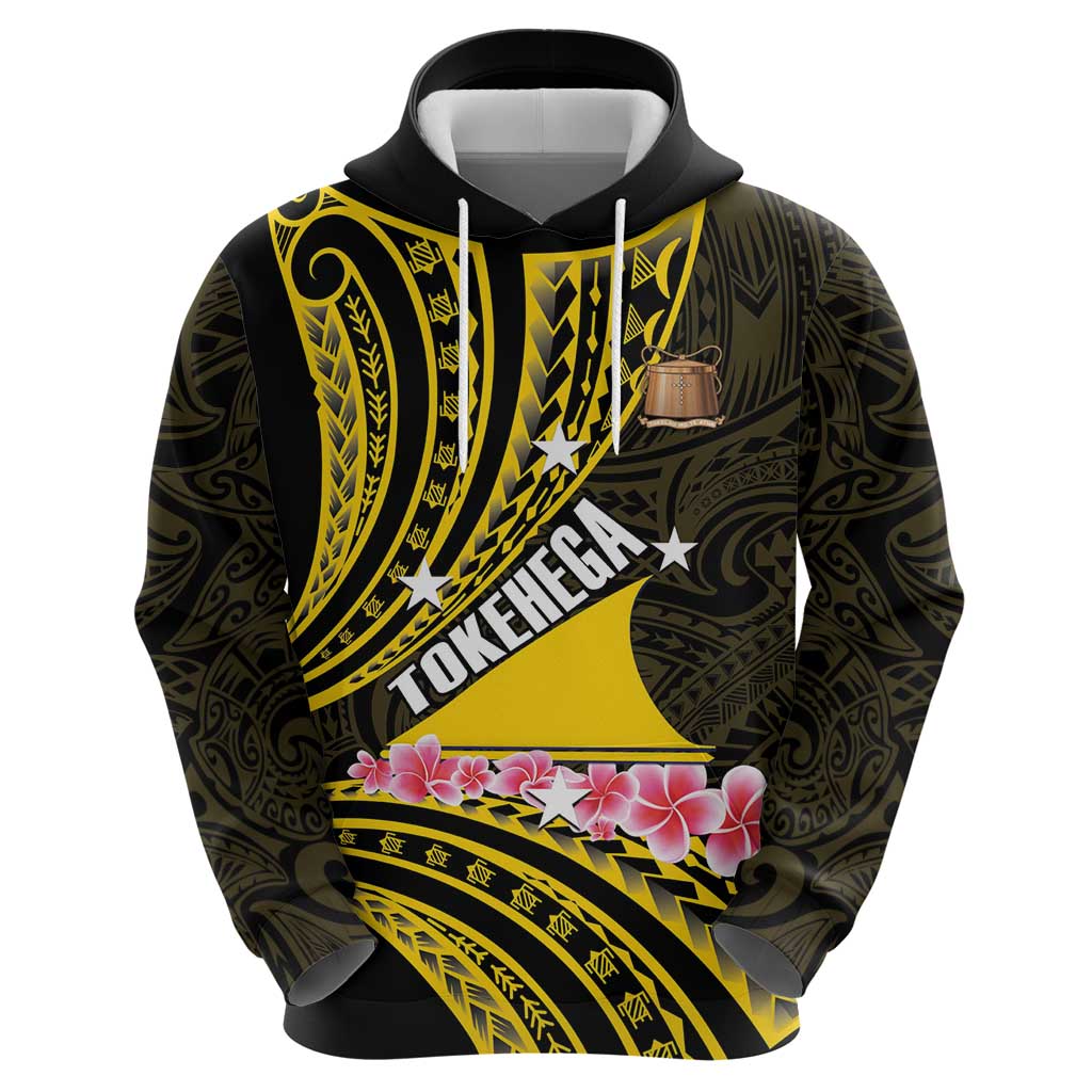 Personalised Tokelau Tokehega Day Hoodie Tokelauan Tatau Black Color - Polynesian Pride