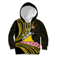 Personalised Tokelau Tokehega Day Kid Hoodie Tokelauan Tatau Black Color - Polynesian Pride