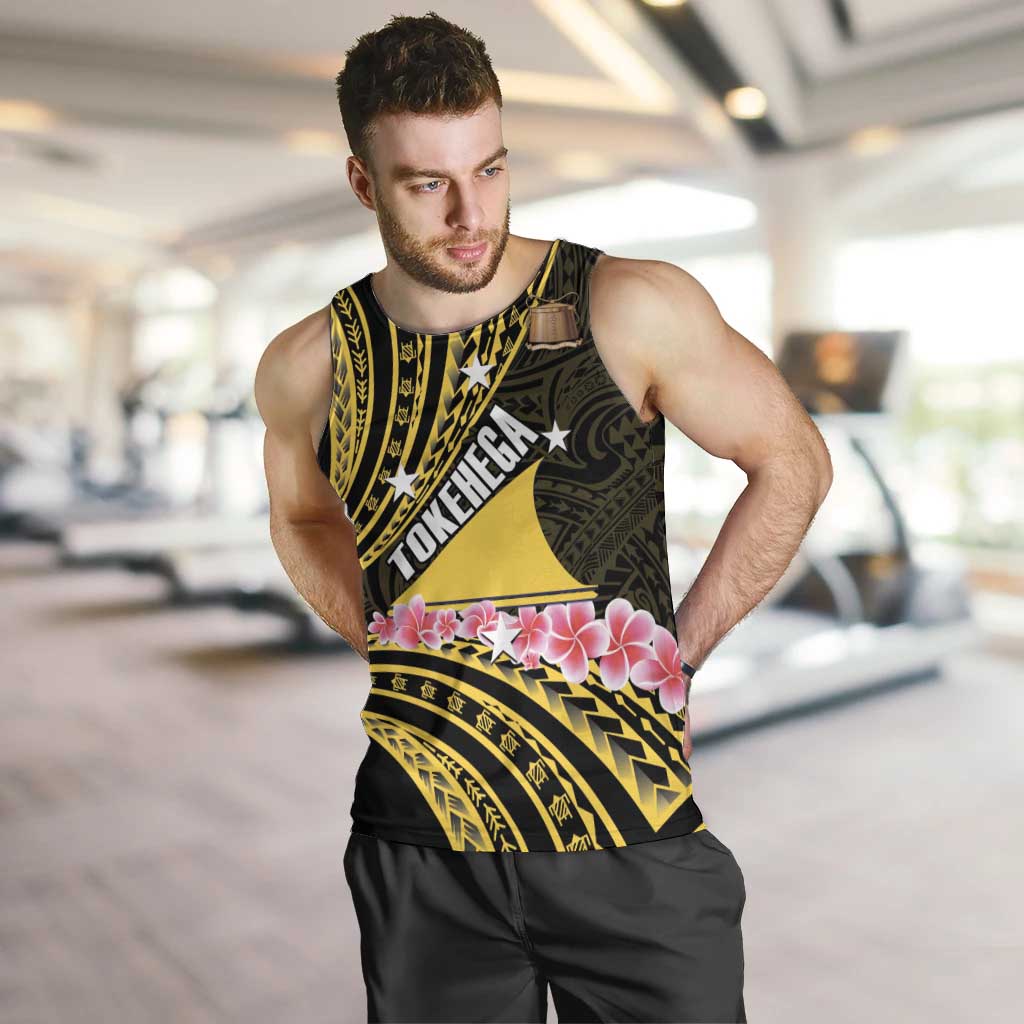 Personalised Tokelau Tokehega Day Men Tank Top Tokelauan Tatau Black Color - Polynesian Pride