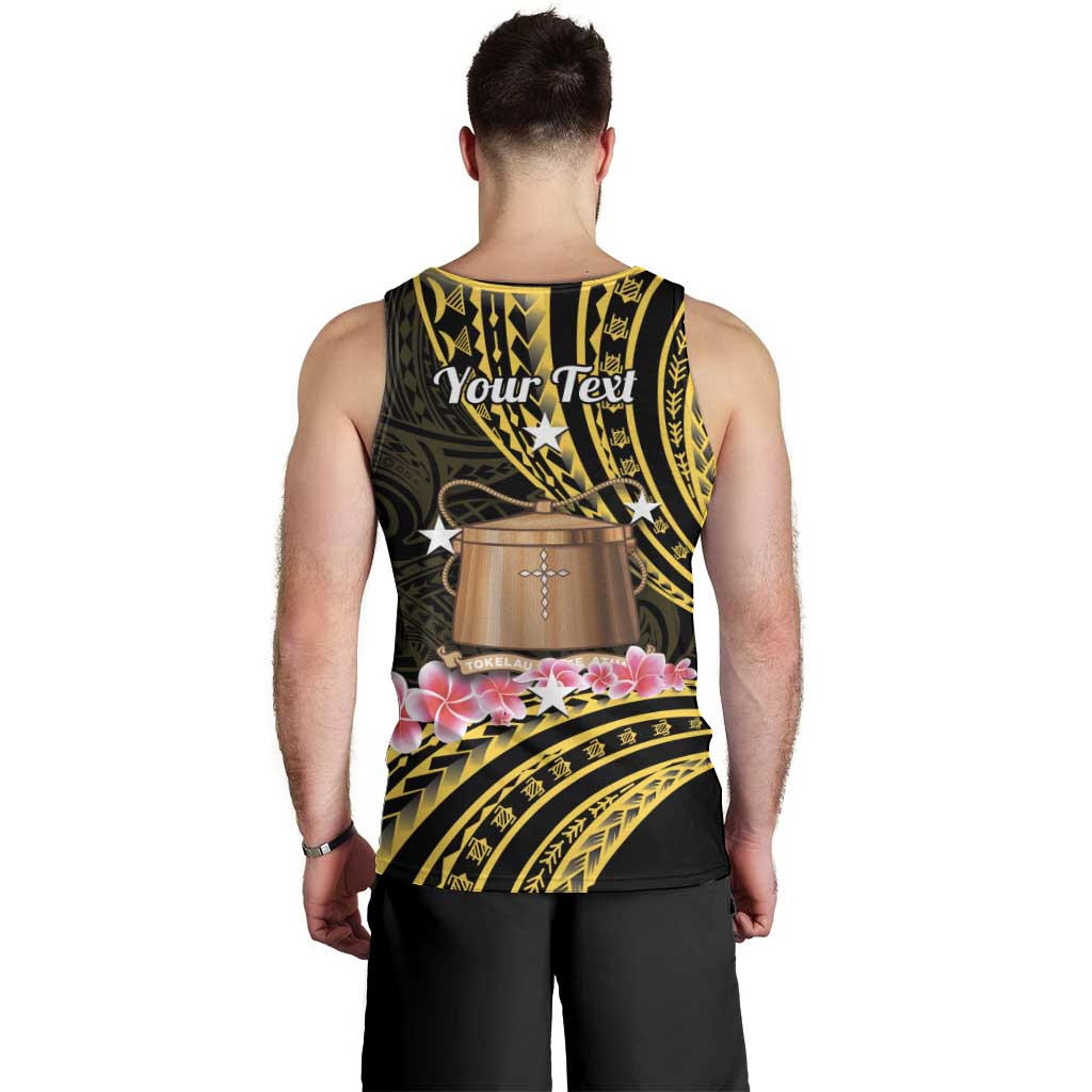 Personalised Tokelau Tokehega Day Men Tank Top Tokelauan Tatau Black Color - Polynesian Pride