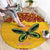 Personalised Tufi Tapa and Tattoo Festival Round Carpet PNG Oro Butterfly Tapa Pattern - Polynesian Pride