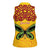 Personalised Tufi Tapa and Tattoo Festival Women Sleeveless Polo Shirt PNG Oro Butterfly Tapa Pattern - Polynesian Pride